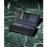 ブラック(619) | 配色型押しレザー 長財布 | TAKEO KIKUCHI