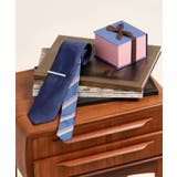 ブルー(092) | 【BOXセット】無地ネクタイ&タイバー | TAKEO KIKUCHI