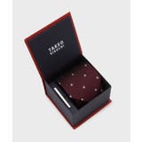 フラワードットネクタイ＆タイバー カラーBOXセット | TAKEO KIKUCHI | 詳細画像1 