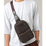 ブラウン(043) | 【カードケース付き】シュリンクレザーボディバック | TAKEO KIKUCHI