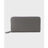 チャコールグレー(014) | 【NEW レザーリップルシリーズ】ロングウォレット | TAKEO KIKUCHI