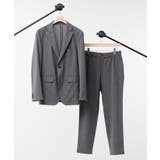 ライトグレー(011) | 【LIMITED】吸水速乾セットアップ／背抜きジャケット＆イージーパンツ | TAKEO KIKUCHI