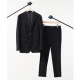 ブラック(019) | 【LIMITED】吸水速乾セットアップ／背抜きジャケット＆イージーパンツ | TAKEO KIKUCHI