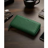 グリーン(023) | ソフトシュリンクレザー長財布 | TAKEO KIKUCHI