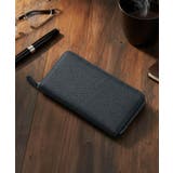 ブルー(093) | ソフトシュリンクレザー長財布 | TAKEO KIKUCHI