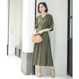 シャーリングフィット&フレアワンピース【洗濯機洗い可】 | OPAQUE.CLIP | 詳細画像8