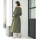 シャーリングフィット&フレアワンピース【洗濯機洗い可】 | OPAQUE.CLIP | 詳細画像15