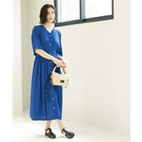 シャーリングフィット&フレアワンピース【洗濯機洗い可】 | OPAQUE.CLIP | 詳細画像26