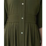 シャーリングフィット&フレアワンピース【洗濯機洗い可】 | OPAQUE.CLIP | 詳細画像32