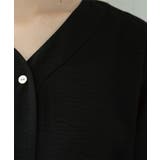 シャーリングフィット&フレアワンピース【洗濯機洗い可】 | OPAQUE.CLIP | 詳細画像35