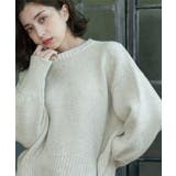 アイボリー(604) | スパンコールラメニット【洗える】 | OPAQUE.CLIP