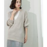 クリアシャギーVネックニット【洗える】 | OPAQUE.CLIP | 詳細画像6