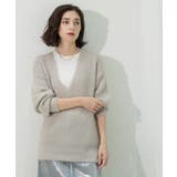 クリアシャギーVネックニット【洗える】 | OPAQUE.CLIP | 詳細画像12