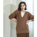 クリアシャギーVネックニット【洗える】 | OPAQUE.CLIP | 詳細画像18