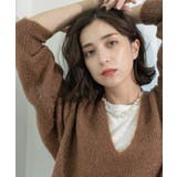 クリアシャギーVネックニット【洗える】 | OPAQUE.CLIP | 詳細画像19