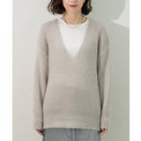 クリアシャギーVネックニット【洗える】 | OPAQUE.CLIP | 詳細画像31