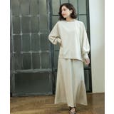 リラクシートップス×フレアスカート/セットアップ対応【洗濯機洗い可】 | OPAQUE.CLIP | 詳細画像16 