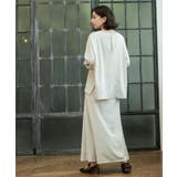 アイボリー(004) | リラクシートップス×フレアスカート/セットアップ対応【洗濯機洗い可】 | OPAQUE.CLIP