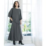 チャコールグレー(013) | リラクシートップス×フレアスカート/セットアップ対応【洗濯機洗い可】 | OPAQUE.CLIP