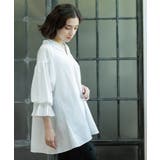 プリーツキャンディスリーブブラウス【洗濯機洗い可】 | OPAQUE.CLIP | 詳細画像17 