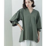 プリーツキャンディスリーブブラウス【洗濯機洗い可】 | OPAQUE.CLIP | 詳細画像31 