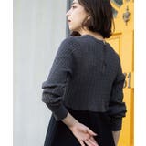 ミニケーブル切替ペプラムニット | OPAQUE.CLIP | 詳細画像2 