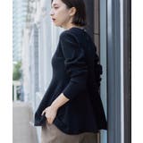 ミニケーブル切替ペプラムニット | OPAQUE.CLIP | 詳細画像12 