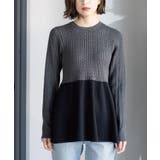 ミニケーブル切替ペプラムニット | OPAQUE.CLIP | 詳細画像22 