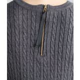 ミニケーブル切替ペプラムニット | OPAQUE.CLIP | 詳細画像25 