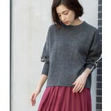 配色ラインクルーネックニット | OPAQUE.CLIP | 詳細画像6