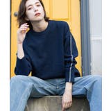 配色ラインクルーネックニット | OPAQUE.CLIP | 詳細画像12