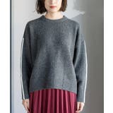 配色ラインクルーネックニット | OPAQUE.CLIP | 詳細画像22