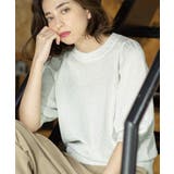 スパンコールパフスリーブニット | OPAQUE.CLIP | 詳細画像1