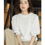 スパンコールパフスリーブニット | OPAQUE.CLIP | 詳細画像3