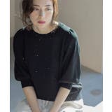 スパンコールパフスリーブニット | OPAQUE.CLIP | 詳細画像8