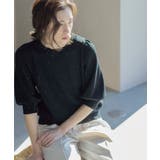 スパンコールパフスリーブニット | OPAQUE.CLIP | 詳細画像9