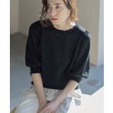 スパンコールパフスリーブニット | OPAQUE.CLIP | 詳細画像10