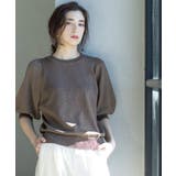 スパンコールパフスリーブニット | OPAQUE.CLIP | 詳細画像15