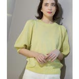 スパンコールパフスリーブニット | OPAQUE.CLIP | 詳細画像21