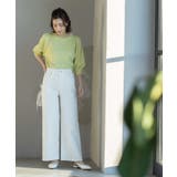 スパンコールパフスリーブニット | OPAQUE.CLIP | 詳細画像24