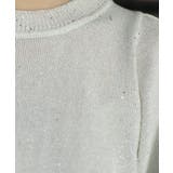 スパンコールパフスリーブニット | OPAQUE.CLIP | 詳細画像37