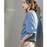 ラメハーフスリーブトップス | OPAQUE.CLIP | 詳細画像3