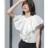 刺繍レースカラーブラウス | OPAQUE.CLIP | 詳細画像1