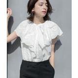 刺繍レースカラーブラウス | OPAQUE.CLIP | 詳細画像3