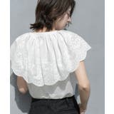 刺繍レースカラーブラウス | OPAQUE.CLIP | 詳細画像4
