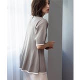 配色ライン ペプラムニット | OPAQUE.CLIP | 詳細画像15 