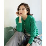 多ボタン 袖口刺繍クルーネックカーディガン | OPAQUE.CLIP | 詳細画像17 