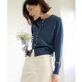 多ボタン 袖口刺繍クルーネックカーディガン | OPAQUE.CLIP | 詳細画像22 