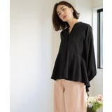 バイカラーアソート ペプラム前あきブラウス | OPAQUE.CLIP | 詳細画像5