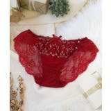 レッド(060) | ノエリア レースショーツ | Risa Magli